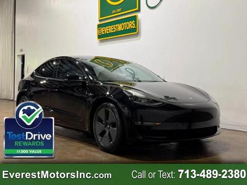 Solid Black 2023 Tesla Model 3 Standard Range