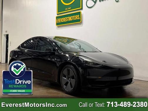Solid Black 2023 Tesla Model 3 Standard Range