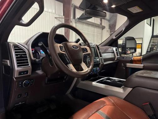 Red 2018 Ford F-350 King Ranch