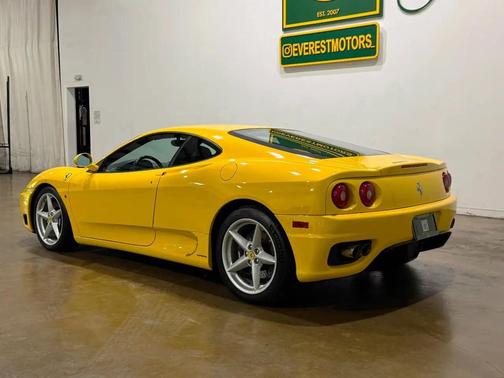 Yellow 1999 Ferrari 360 Modena COUPE RWD 3.6L V8 YELLOW McIntosh