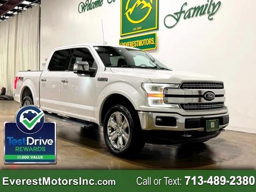 White 2018 Ford F-150 Lariat
