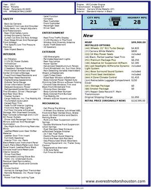 2017 Porsche Panamera 4S