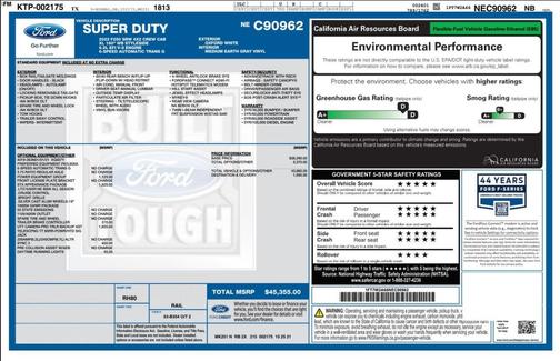 2022 Ford F-250 STX 4X2 CREWCAB  SHORT BED  6.2L V8 GAS 1OWNER