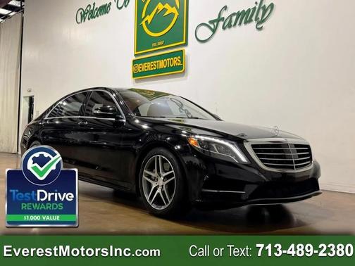 Black 2015 Mercedes-Benz S-Class 4MATIC