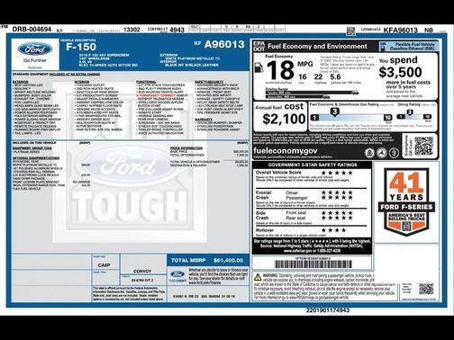 2019 Ford F-150 Platinum