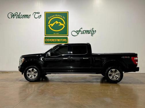 Agate Black Metallic 2021 Ford F-150 Platinum