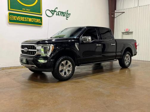 Agate Black Metallic 2021 Ford F-150 Platinum