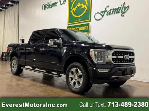 Agate Black Metallic 2021 Ford F-150 Platinum