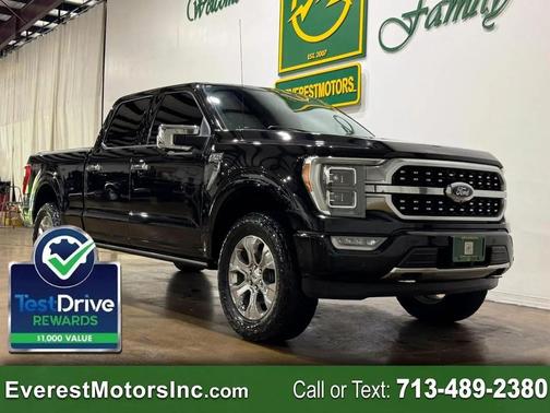 Agate Black Metallic 2021 Ford F-150 Platinum