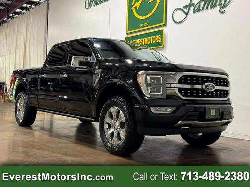 Agate Black Metallic 2021 Ford F-150 Platinum