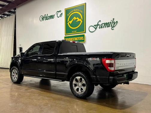 Agate Black Metallic 2021 Ford F-150 Platinum