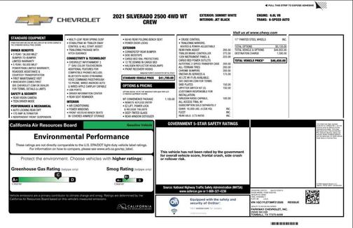 2021 Chevrolet Silverado 2500 WT