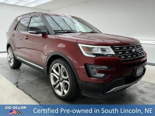 Ruby Red Metallic Tinted Clearcoat 2017 Ford Explorer XLT