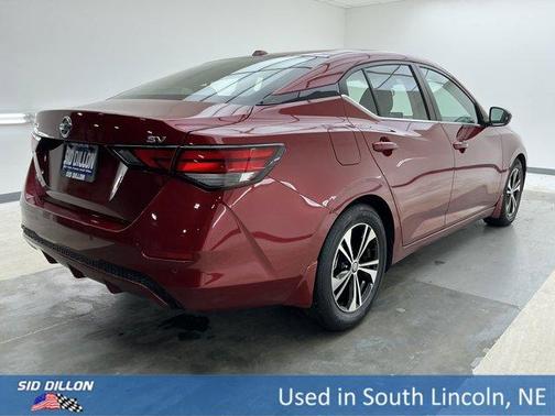 Scarlet Ember 2022 Nissan Sentra SV