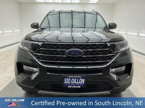 Forged Green Metallic 2023 Ford Explorer XLT