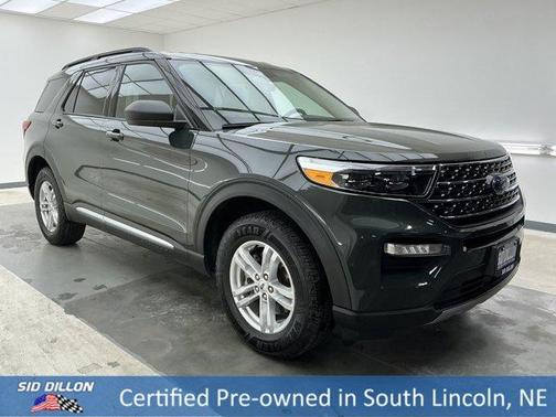Forged Green Metallic 2023 Ford Explorer XLT