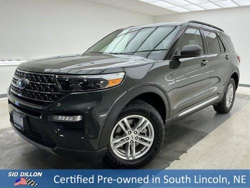 Forged Green Metallic 2023 Ford Explorer XLT