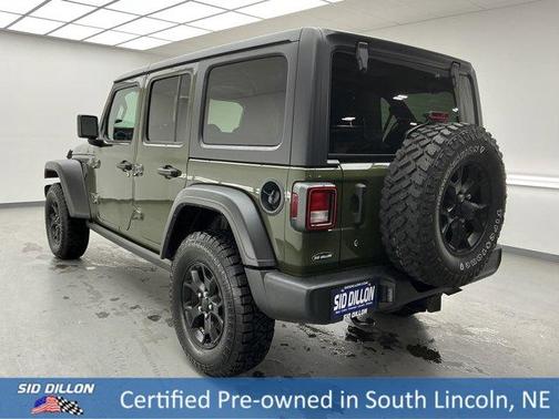 Sarge Green Clearcoat 2021 Jeep Wrangler Unlimited Sport