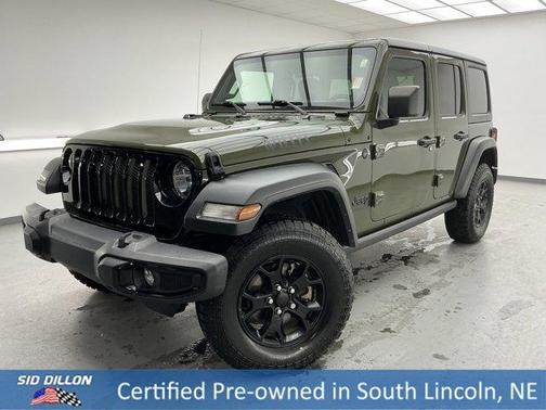 Sarge Green Clearcoat 2021 Jeep Wrangler Unlimited Sport