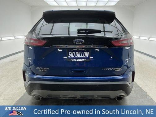 Atlas Blue Metallic 2020 Ford Edge Titanium