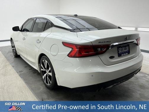 White 2017 Nissan Maxima 3.5 Platinum