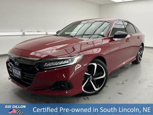 San Marino Red 2021 Honda Accord Sport SE