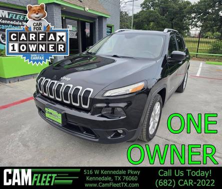 Brilliant Black Crystal Pearlcoat 2015 Jeep Cherokee Latitude