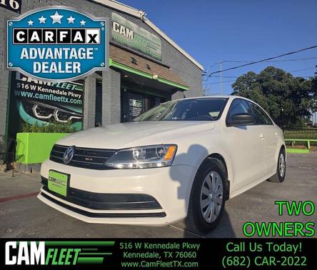 Pure White 2016 Volkswagen Jetta 1.4T S w/Technology