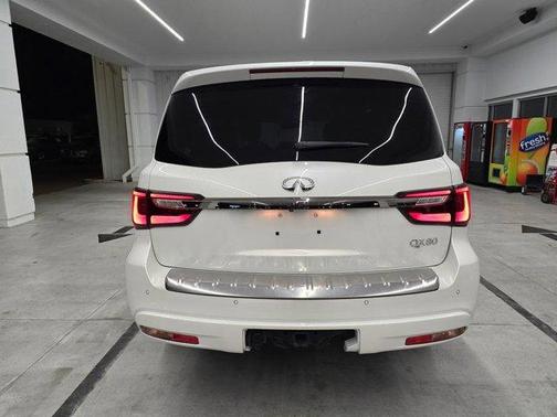 Moonstone White 2024 INFINITI QX80 SENSORY