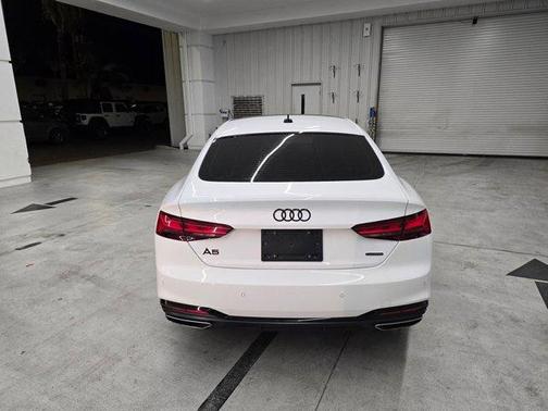Arkona White 2025 Audi A5 Sportback S line Premium