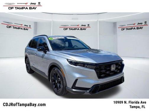 Lunar Silver Metallic 2024 Honda CR-V Hybrid Sport