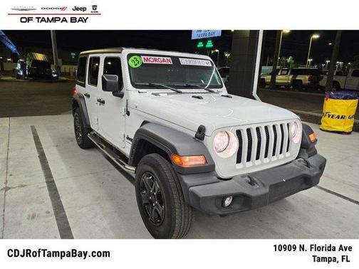 Bright White Clearcoat 2023 Jeep Wrangler Sport