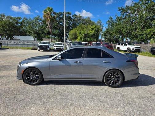 Satin Steel Metallic 2022 Cadillac CT4-V V-Series