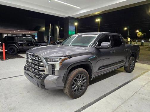 Magnetic Gray Metallic 2023 Toyota Tundra Platinum
