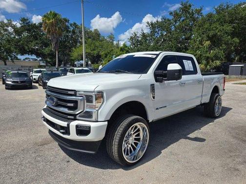 White Metallic 2021 Ford F-250 Limited