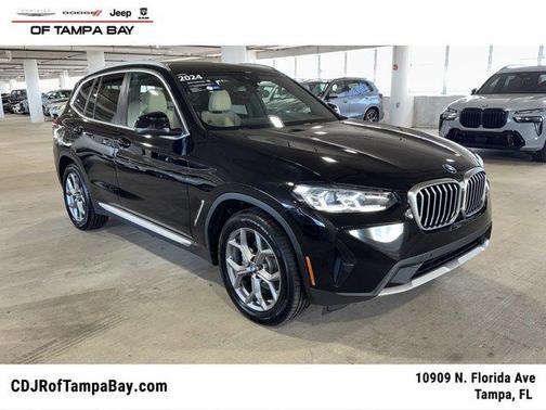 Jet Black 2024 BMW X3 sDrive30i