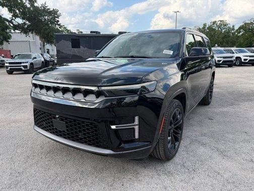 Gloss Black 2026 Jeep Grand Wagoneer Summit Obsidian