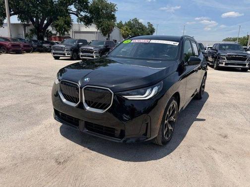 Black Sapphire Metallic 2025 BMW X3 30 xDrive