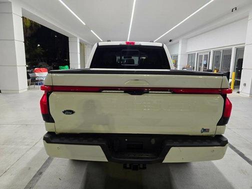 White Metallic 2023 Ford F-150 Lightning LARIAT