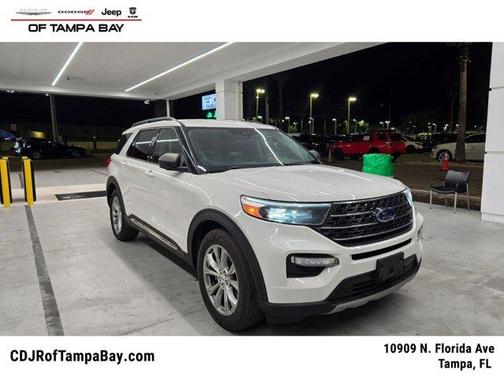 White Metallic 2021 Ford Explorer XLT