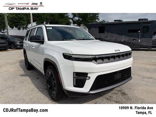 Bright White Clearcoat 2026 Jeep Grand Wagoneer Summit Obsidian