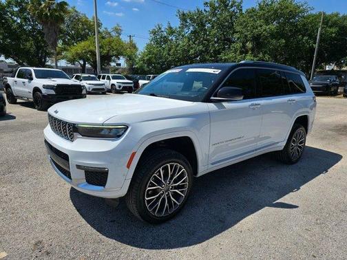 Bright White Clearcoat 2022 Jeep Grand Cherokee L Summit