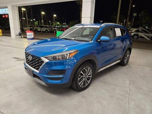 Aqua Blue 2020 Hyundai TUCSON SEL