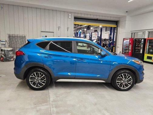 Aqua Blue 2020 Hyundai TUCSON SEL