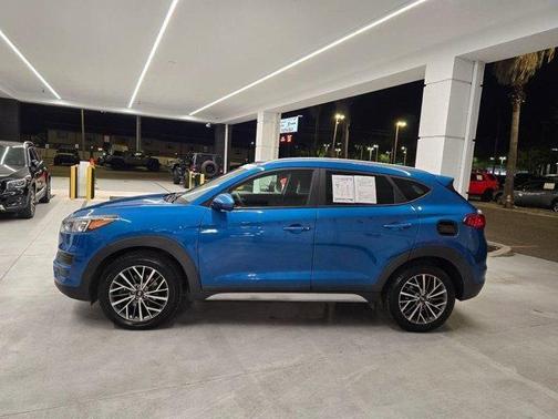 Aqua Blue 2020 Hyundai TUCSON SEL
