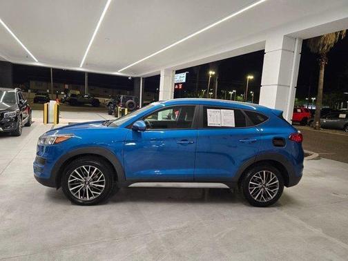 Aqua Blue 2020 Hyundai TUCSON SEL