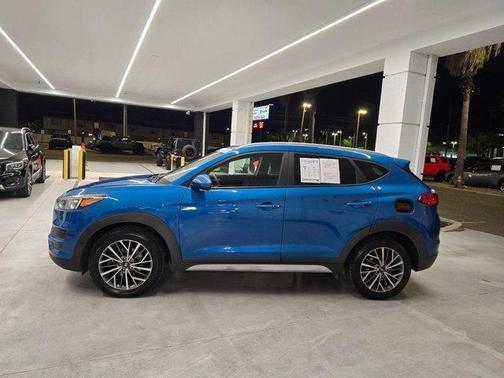 Aqua Blue 2020 Hyundai TUCSON SEL