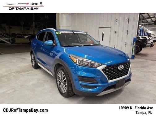 Aqua Blue 2020 Hyundai TUCSON SEL