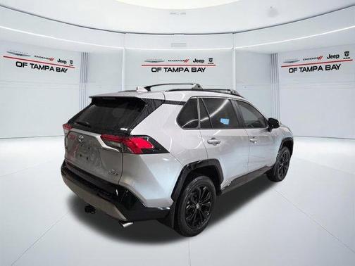 Silver Sky Metallic 2024 Toyota RAV4 Hybrid SE