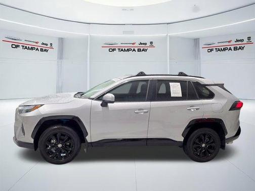 Silver Sky Metallic 2024 Toyota RAV4 Hybrid SE